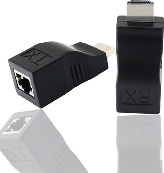 PNGKNYOCN HDMI opakovač, ethernetový vysielač signálu HDMI na RJ45, adaptér pre vysielač a prijímač v