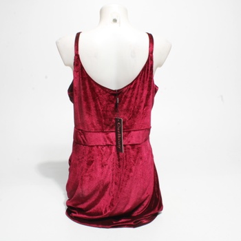 Dámske šaty Curlbiuty, veľ. XL, tm. červené