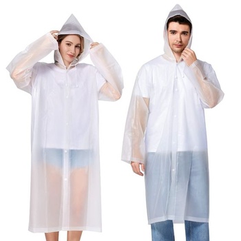Newbyinn Rain Poncho Pack 2 EVA pláštenky do dažďa pre dospelých a deti, pláštenky s kapucňou pre ženy,