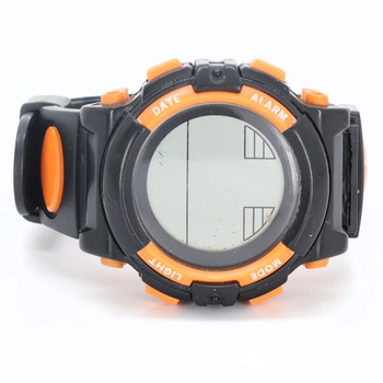 Černo-oranžové hodinky BEN NEVIS L6606 