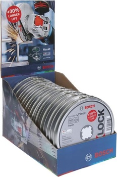 Príslušenstvo Bosch Rezný kotúč s plochým povrchom – 10 kusov Standard pre Inox (pre nerezovú)