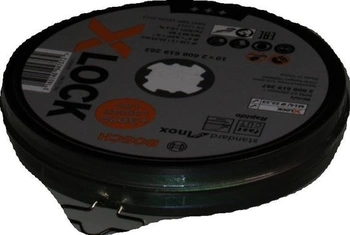 Príslušenstvo Bosch Rezný kotúč s plochým povrchom – 10 kusov Standard pre Inox (pre nerezovú)