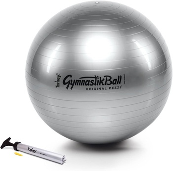 Gymnastický míč Pezzi 65 cm stříbrný