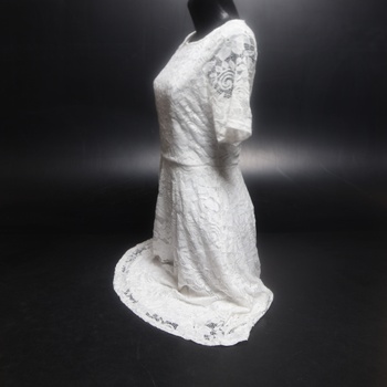 Bílé koktejlové šaty Dresstells DTC10049 