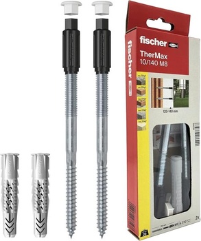 hmoždinka fischer na upevnenie na zateplený plášť, Grigio, Cappotto Max 140 mm