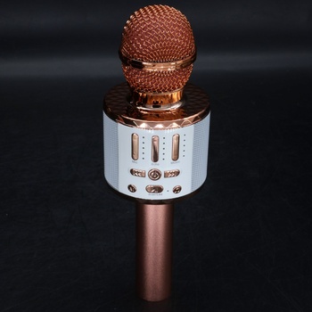 Karaoke ružový mikrofón MicQutr
