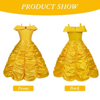Kostým dievčenské šaty Princess Belle Vicloon