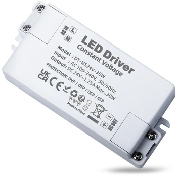 LED transformátor 24V 30W, LED driver 1,25A, LED napájací…