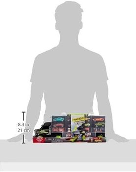 Dickie Toys - Carry & Store Transporter - vozítko pro uskladnění 28 autíček, z toho 4 autíčka
