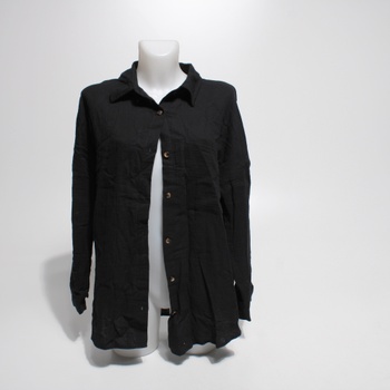 Košile Nonsar 100% bavlna Černá M