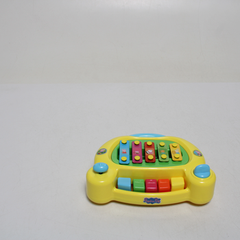 Dětská hudební hračka Peppa Pig žlutá