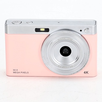 Digitální kamera Kisbeibi růžová 50 MP 4K