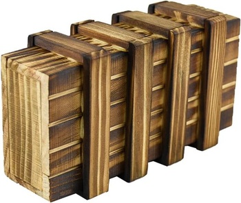 Coriver Magic Dárková krabička, Dárkové balení Puzzle Box Puzzle Box se 2 tajnými přihrádkami,