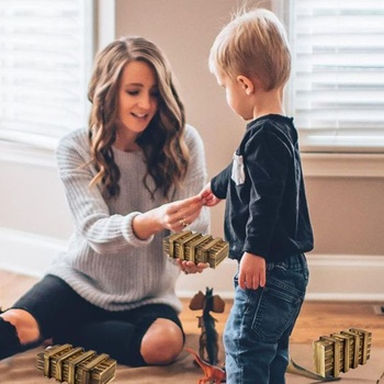Coriver Magic Dárková krabička, Dárkové balení Puzzle Box Puzzle Box se 2 tajnými přihrádkami,