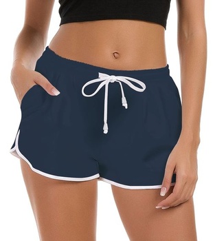 Fanient Dámské Dívčí šortky Plavky Elastický pas Lounge Šortky Funny Yoga Běh Gym Sportovní