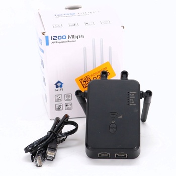 WiFi extender, 1200 Mbps, 5G a 2.4G Ultraxtender dvojpásmový WiFi repeater s LAN pripojením, WPS,