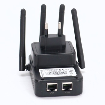 WiFi extender, 1200 Mbps, 5G a 2.4G Ultraxtender dvoupásmový WiFi repeater s LAN připojením, WPS,