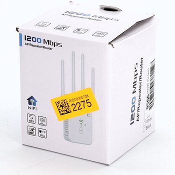 WiFi extender, 1200 Mbps, 5G a 2.4G Ultraxtender dvojpásmový WiFi repeater s LAN pripojením, WPS,