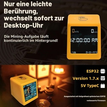 Diymore Miner V2 1060KH/s, ESP32 displej s 1,54