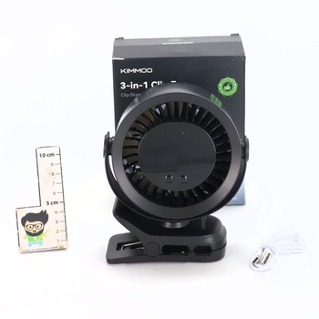 KIMMOO Ventilátor Kimmoo Clip Dobíjacie, Mini