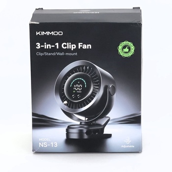 KIMMOO Ventilátor Kimmoo Clip Dobíjacie, Mini