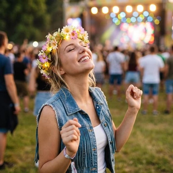 LED květinová koruna do vlasů, svítící čelenka s květinovou korunou, LED čelenky do vlasů,