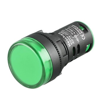 Heschen AD16-22D/S LED 24V DC 20mA zelená 5 kusov