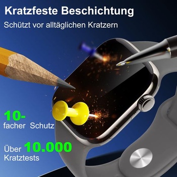 Ochranné tvrdené sklo pre Apple Watch Series 10/11 42 mm, balenie 4 kusov s ochranou obrazovky z