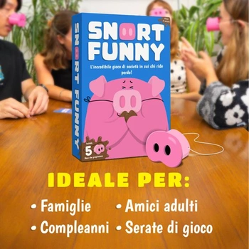 Snort Funny – Chi Ride Horse – Desková hra pro dospělé i děti – se 150 kartičkami s výzvami, 5