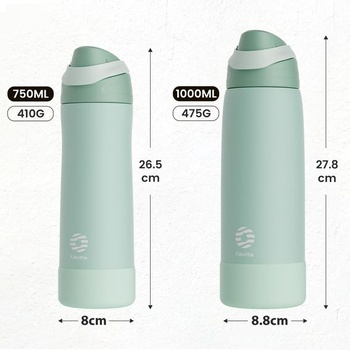 Fjbottle Fľaša na vodu z nerezovej ocele 1 l