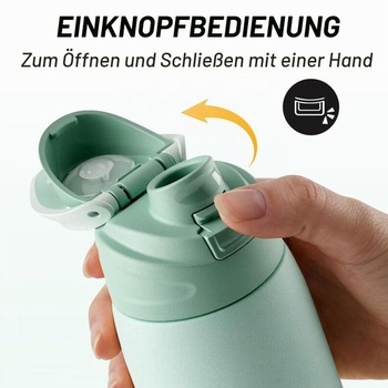 Fjbottle Fľaša na vodu z nerezovej ocele 1 l