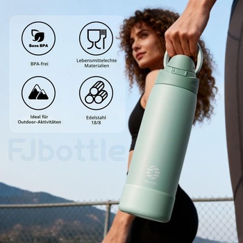 Fjbottle Fľaša na vodu z nerezovej ocele 1 l