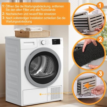 3 filtre pre sušičky Beko, sušičky s tepelným čerpadlom a kondenzačné sušičky