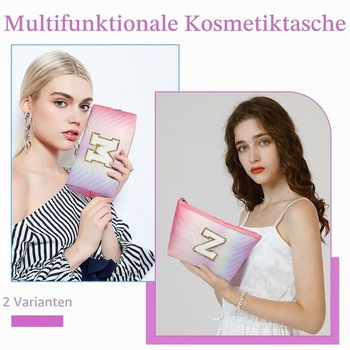 2dielna sada personalizovaných kozmetických taštičiek s iniciálami, cestovná kozmetická taštička,