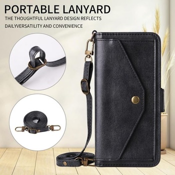 Puzdro z umelej kože crossbody pre Oukitel C65 Pro/Oukitel C65, peňaženka s vonkajším vreckom, módne