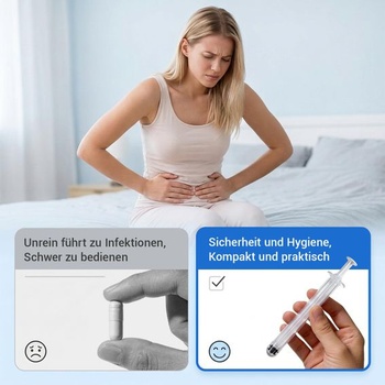 30dielna sada vaginálnych aplikátorov, hygienické závitové injekčné aplikátory, striekačka s