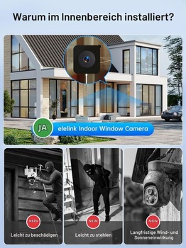 2K vnútorná okenná kamera s nočným videním3MP