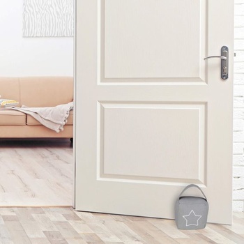 Taška Relaxdays Doorstop Taška, moderná taška so zarážkou vo vintage dizajne, čierna, 18,50 x 14,00
