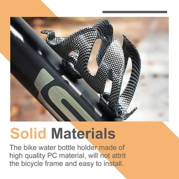 Držiak na fľaše na bicykel Senston, ľahký PC materiál, pre fľaše s priemerom 7-8,5 cm