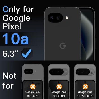 Ochranná fólie JETech pro Google Pixel 10a, balení po 3 ks, průhledná.