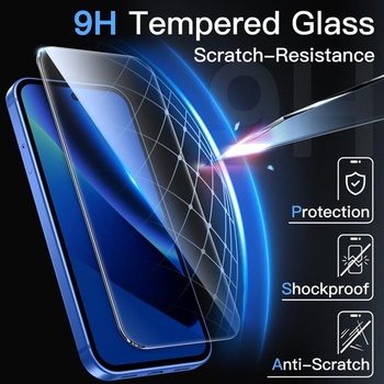 Ochranná fólie JETech pro Google Pixel 10a, balení po 3 ks, průhledná.