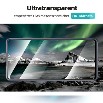 3 kusy ochranného skla z tvrdeného skla pre Samsung Galaxy S20 FE, priehľadné, 6,5 palca