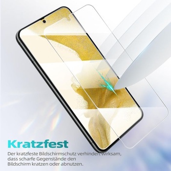 3 kusy ochranného skla z tvrdeného skla pre Samsung Galaxy S22 5G, priehľadné, S22 6,1 palca