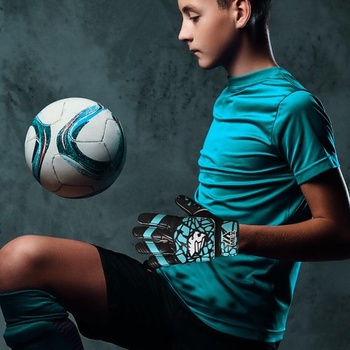 Brankárske rukavice WFX pre deti, chlapcov a teenagerov, futbalové brankárske rukavice s dvojitou