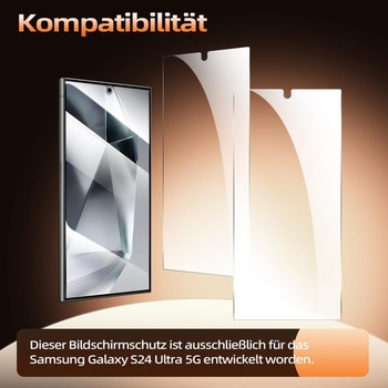 2 kusy tvrdeného skla pre Samsung Galaxy S24 Ultra