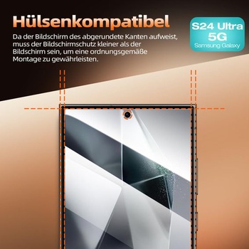 2 kusy tvrdeného skla pre Samsung Galaxy S24 Ultra
