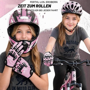 Detské cyklistické rukavice BEAST RAGE – Motokrosové a BMX cyklistické rukavice pre chlapcov a