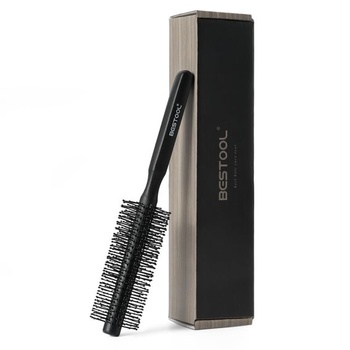 BESTOOL malá guľatá kefa na krátke vlasy, guľatá kefa Quiff Roller na fénovanie, ideálna pre