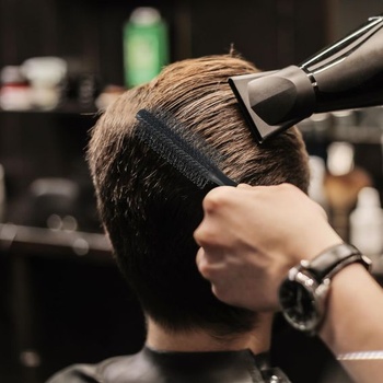 BESTOOL malá guľatá kefa na krátke vlasy, guľatá kefa Quiff Roller na fénovanie, ideálna pre