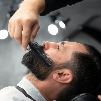 BESTOOL malá guľatá kefa na krátke vlasy, guľatá kefa Quiff Roller na fénovanie, ideálna pre